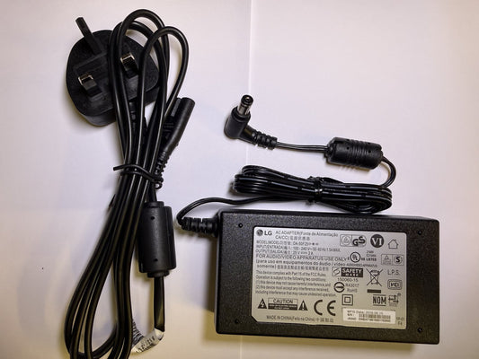 25V AC Adaptor for LG SP70Y, 380W, 3.1.2ch with Meridian & Dolby Atmos® Soundbar