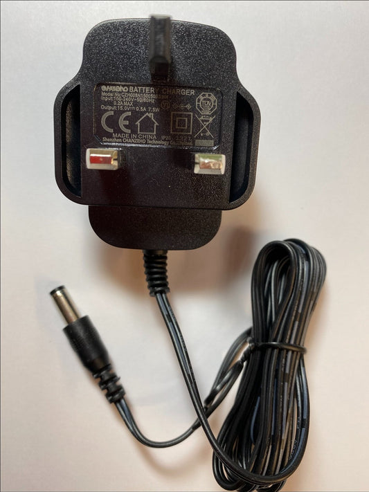 UK AC-DC Adaptor Power Supply for 15V 100mA / 200mA / 300mA / 400mA 5.5mm