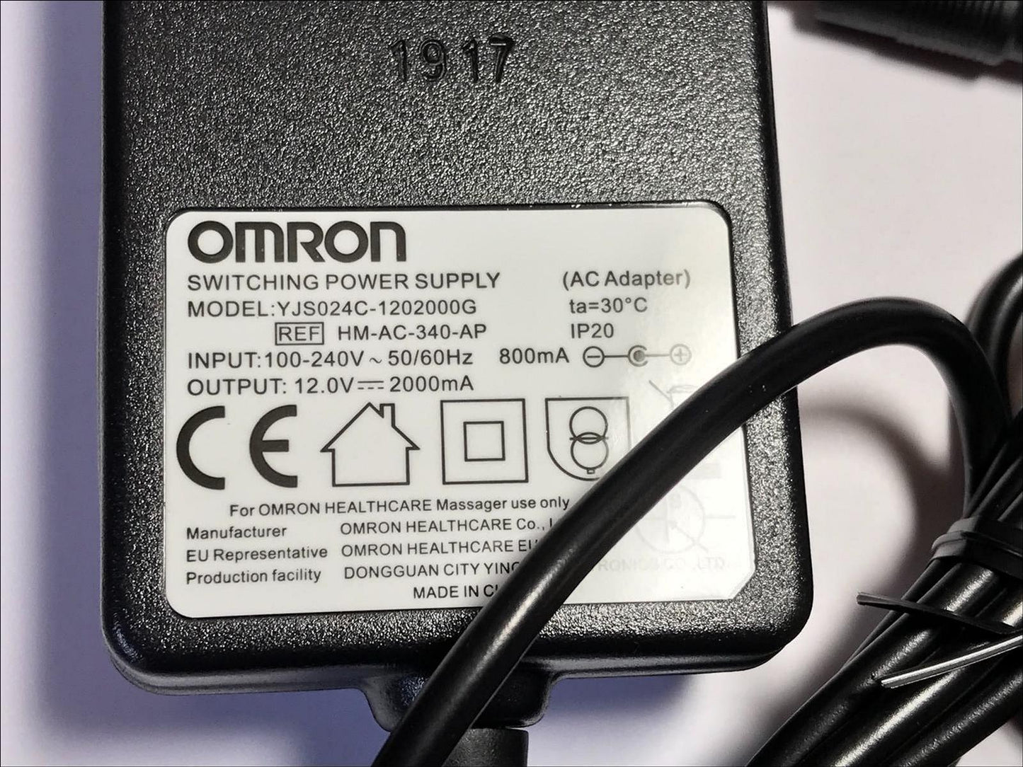 EU 12V SEAGATE ST901603FGA1E1-RK ST902503FAA2E1-RK HARD DRIVE AC-DC ADAPTOR