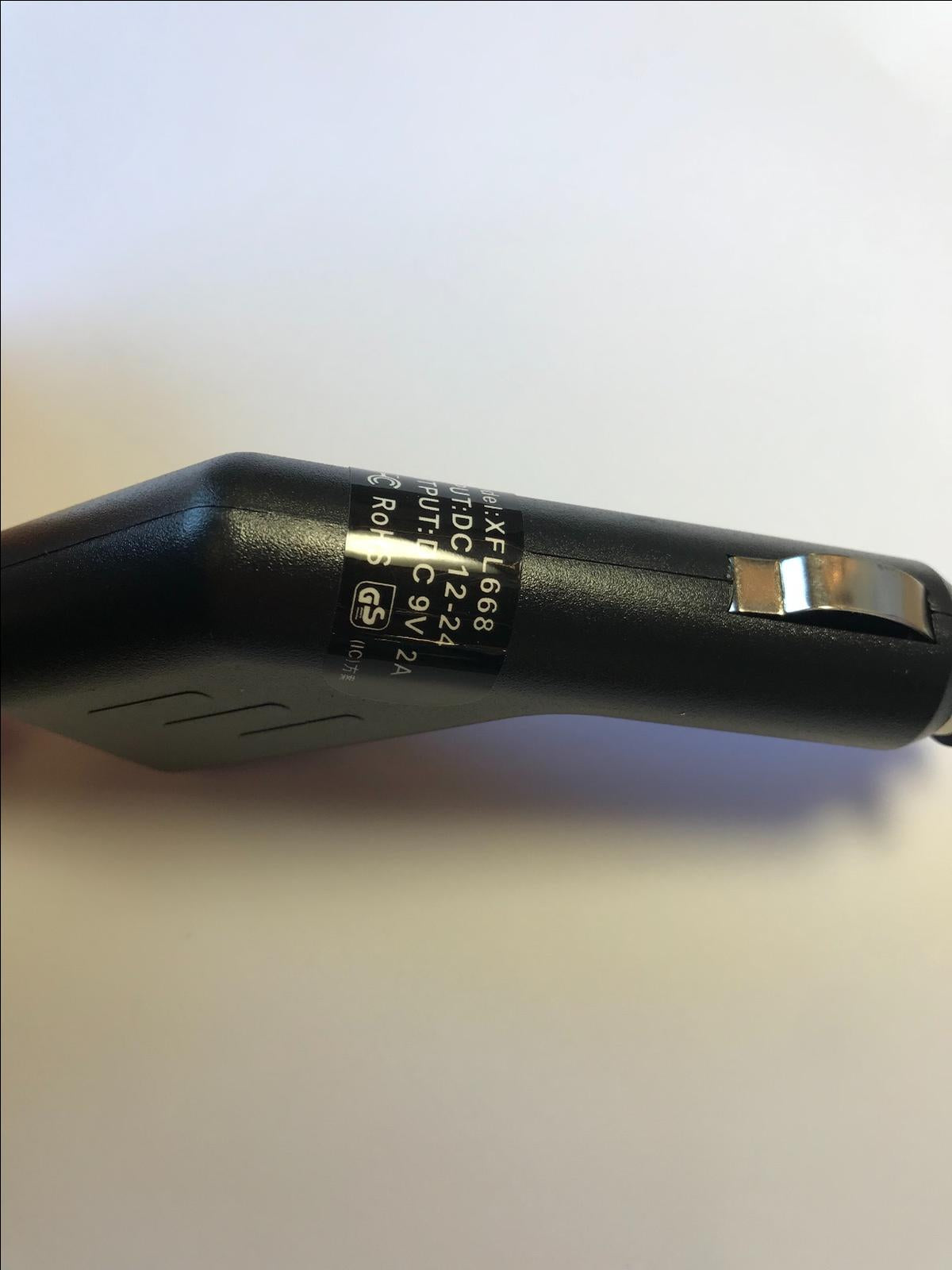 9V 2A InCar Car Charger Power Supply with 3.5mm x 1.3mm Connector