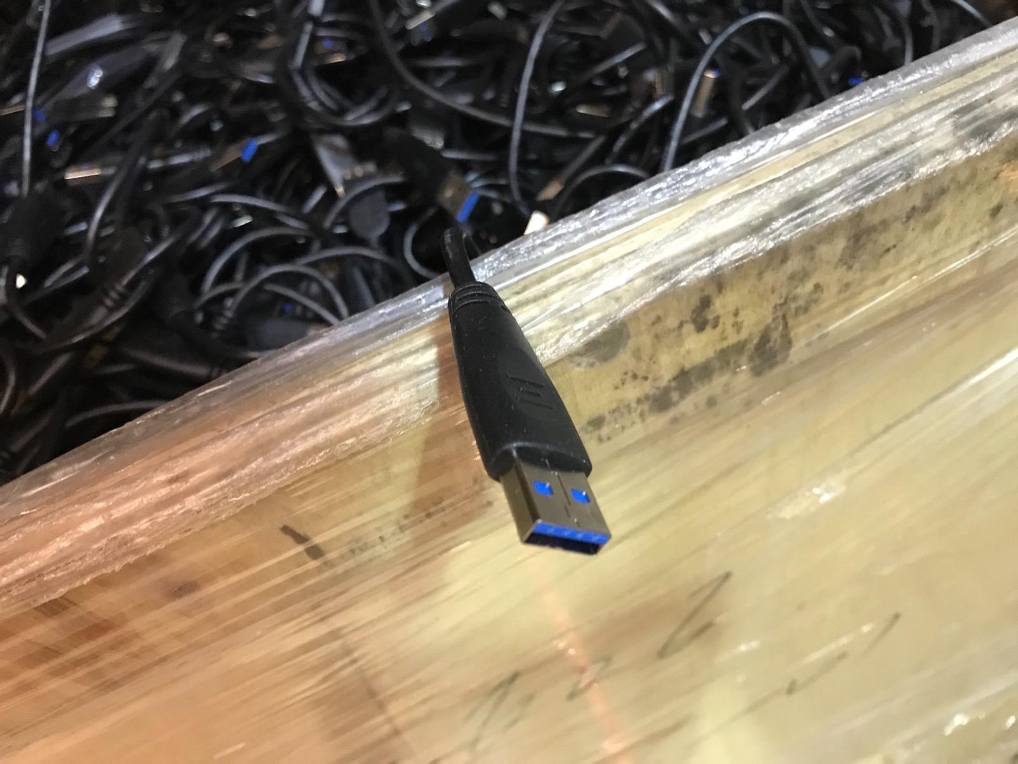 BULK JOB LOT OF 50 X 50cm Long Super Speed USB3.0 External Hard Drive Cable Lead