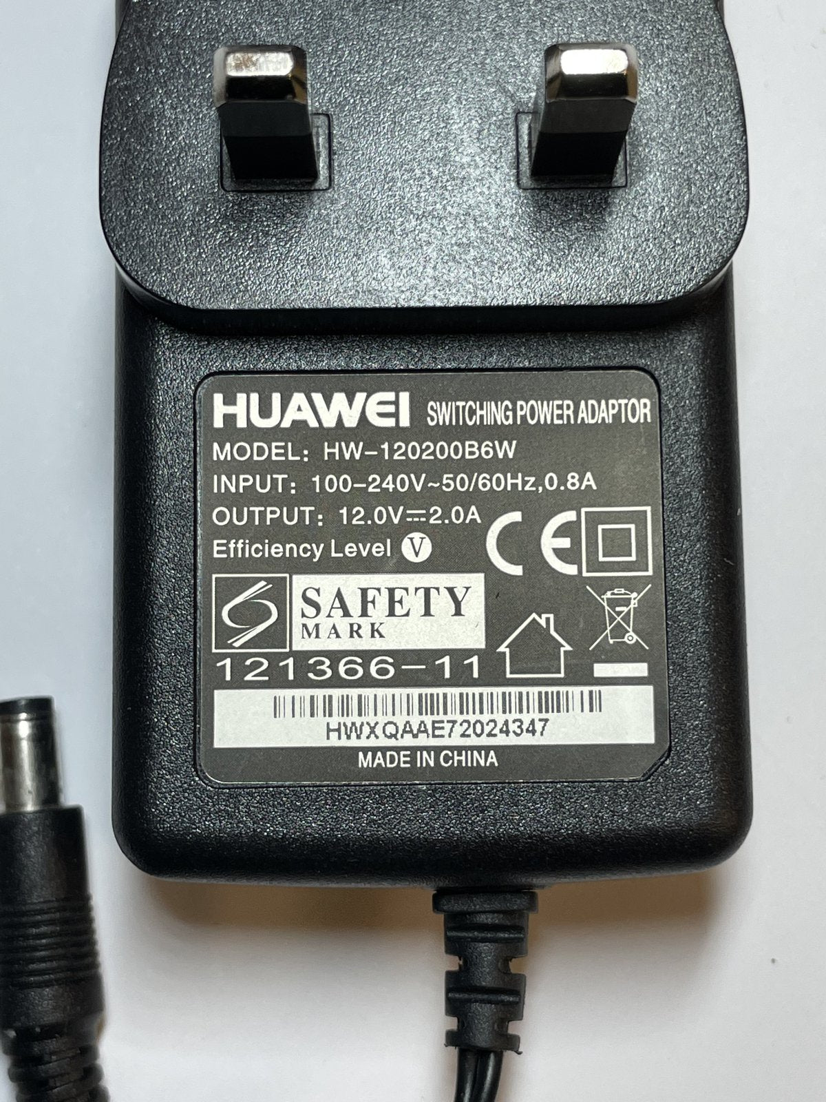 Replacement for 12.0V 1.42A 17.0W Intertek model SP210UK-W AC-DC Power Adaptor