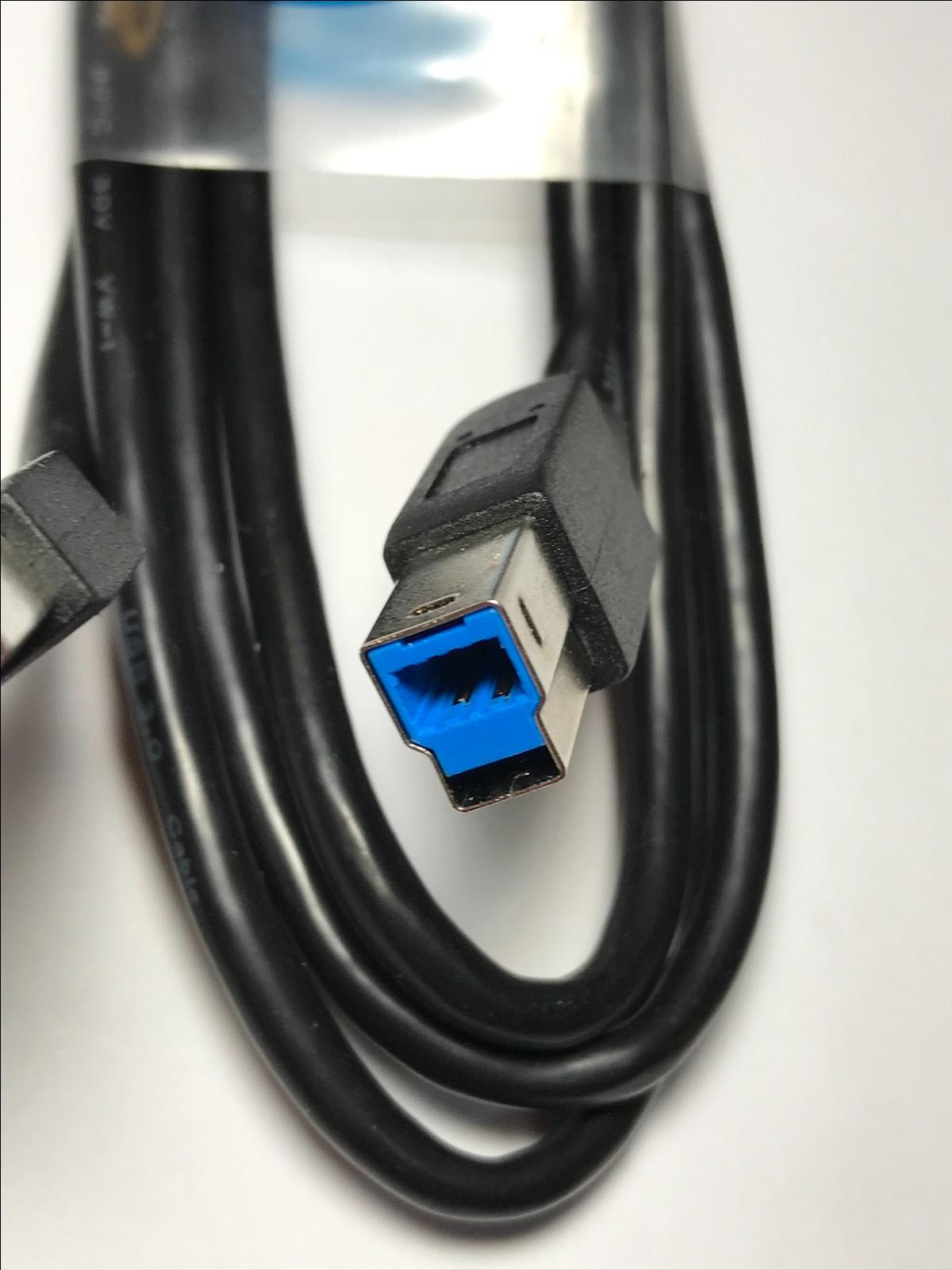 USB A to B Super Speed Data Transfer Cable for LaCie Little Big Disk / D2 Quadra