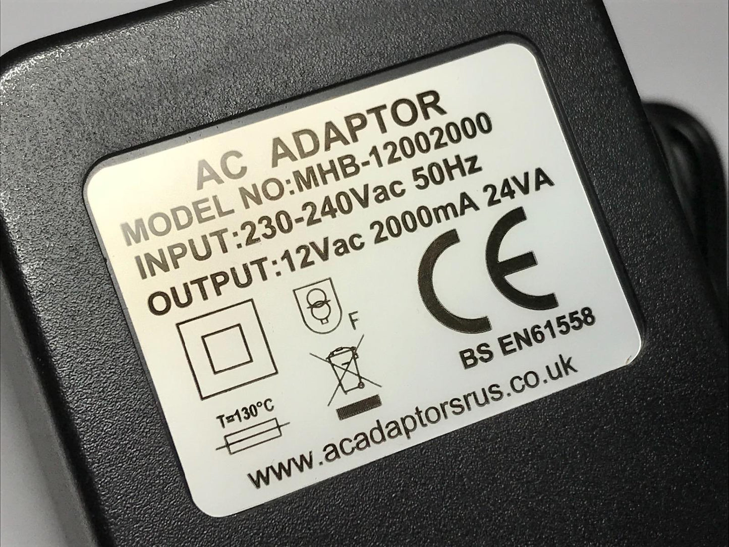 Replacement for 12V AC 500mA 6VA LK-12006 AC Adaptor Power Supply