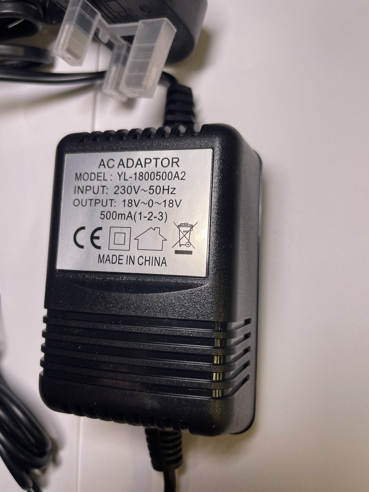 UK Replacement 18V AC-AC Adaptor Power Supply for Stanton SA5 Battle Mixer SA-5