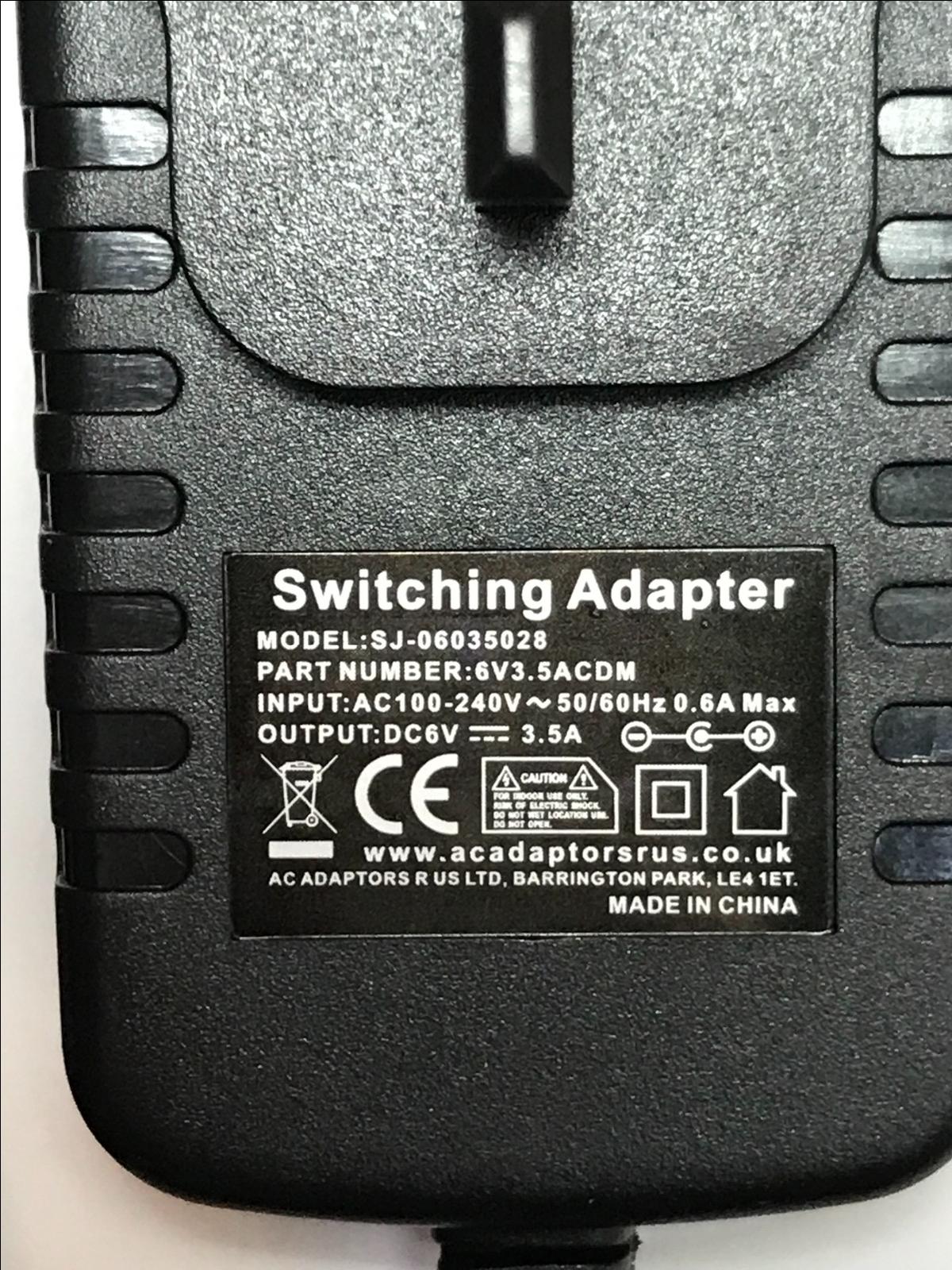 6.5M Replacement for 5.9V 2A AC-DC Power Adaptor for Model HH0012G-059200-AE