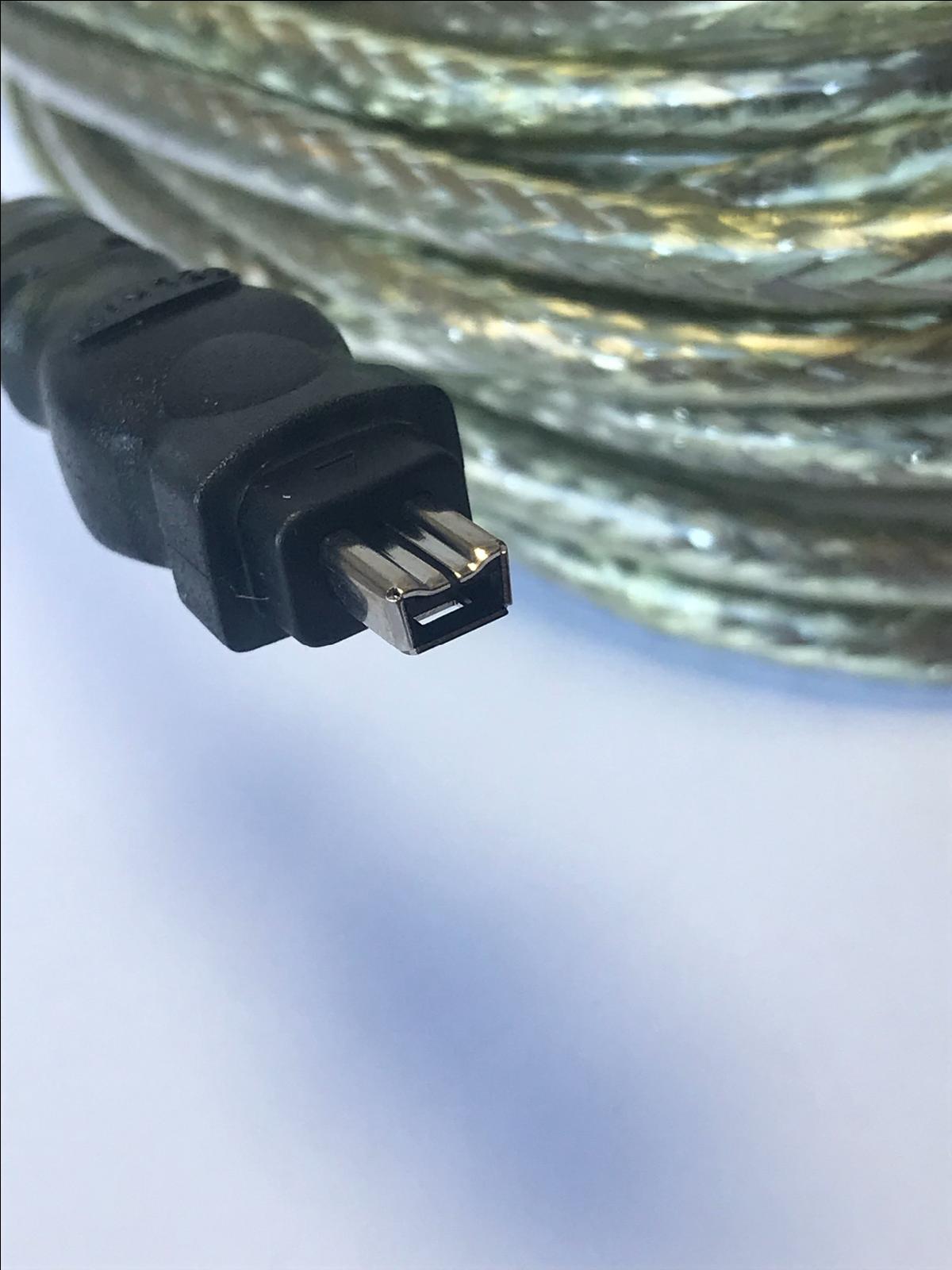 MINI DV HDV CAMCORDER MEGA FAST CONNECTION TO LAPTOP/PC FIREWIRE CABLE LEAD