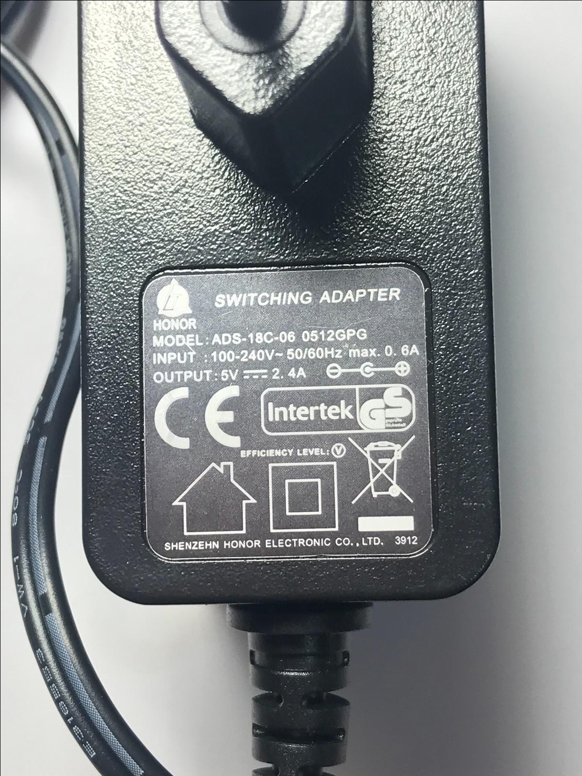 EU Replacement for 5V 2.4A Switching Adaptor Lenovo ideapad MiiX 300-10IBY 80NR