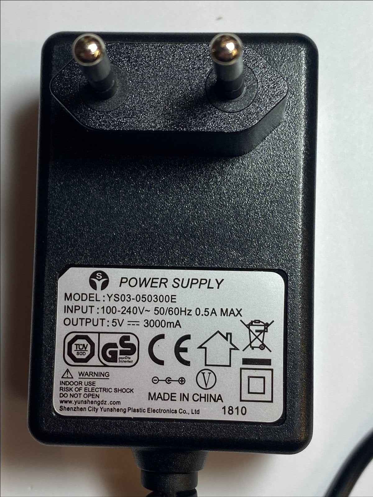 EU Replacement for 5V 3000mA 5.0V 3A AC-DC Adaptor Charger for Jumper EZBook 2