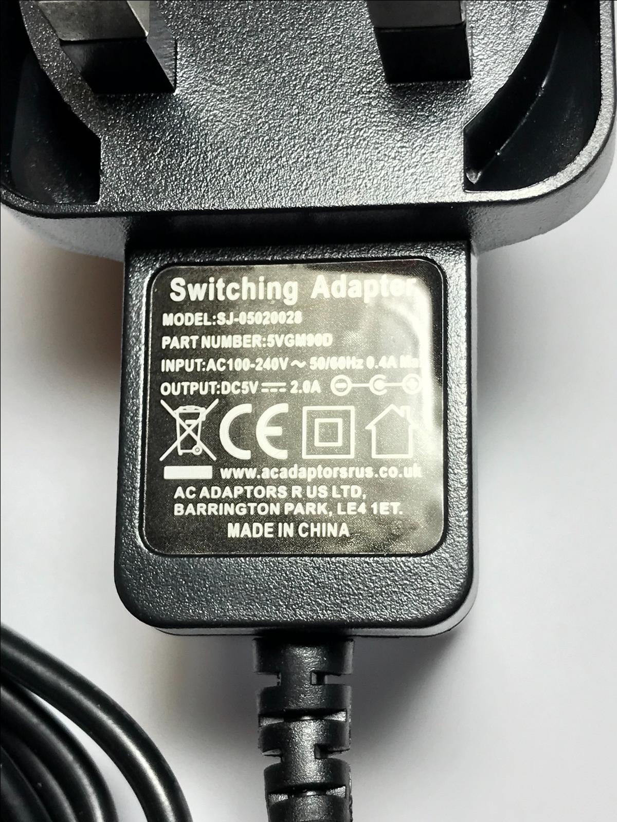 Imation LMFEA030B AP05i-UK 5.0V 1.0A AC Power Adaptor