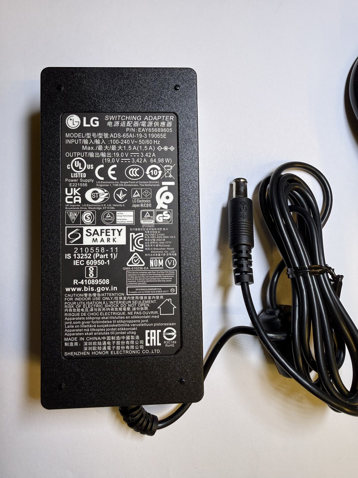 Replacement 19V AC-DC Adaptor Power Supply for Sony PSZ-RA6T External HDD 6TB