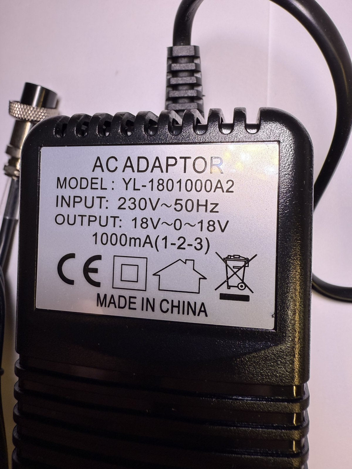 Replacement 18V ~ 1000mA x2 AC-AC Adaptor for Alesis Multimix 16 Channel Mixer