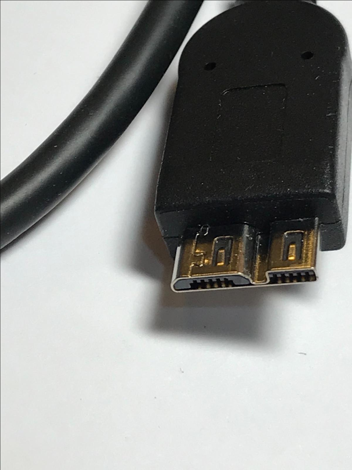 Type C to Micro USB 3.0 Data Cable for Lacie D2 2 Thunderbolt Hard Drive HDD