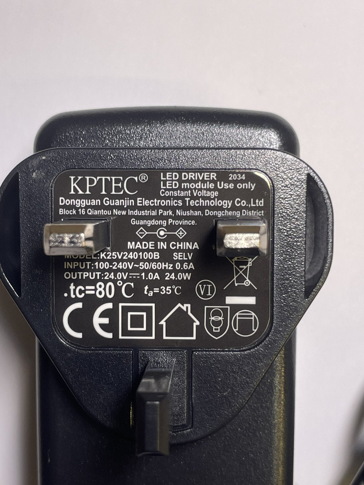 Replacement for CMS Power Supply LED DRIVER Model CM8-CT7.2W 24V 0.3A