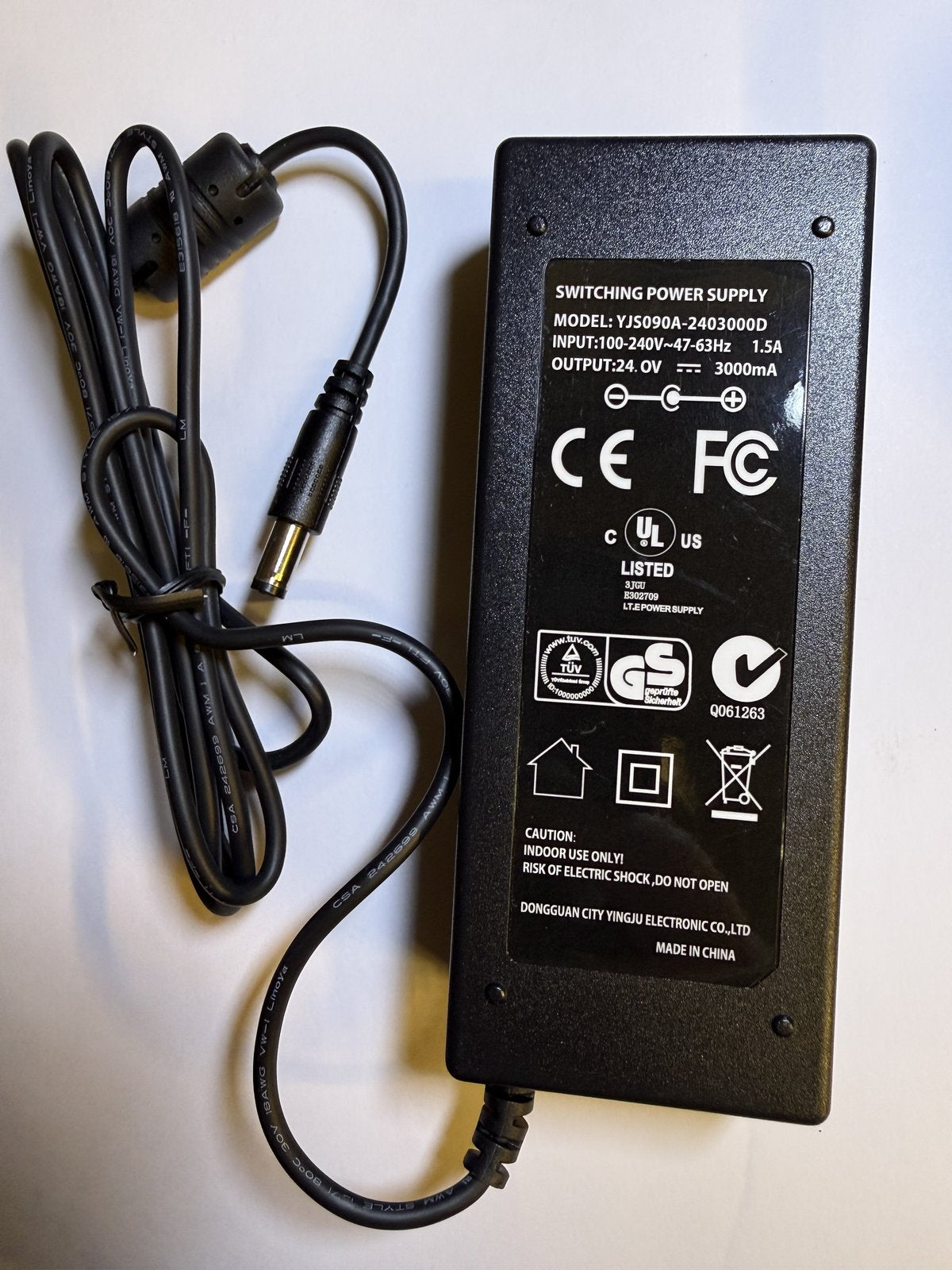 Replacement for 24V 1250mA Power Supply for Silhouette Cameo 3 5T B Cutter