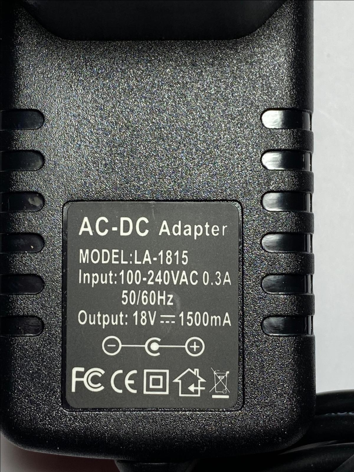 EU DC18V 650mA 18V Switching Adapter Power Supply 4 9701-02148-1VND AVS300-A6971