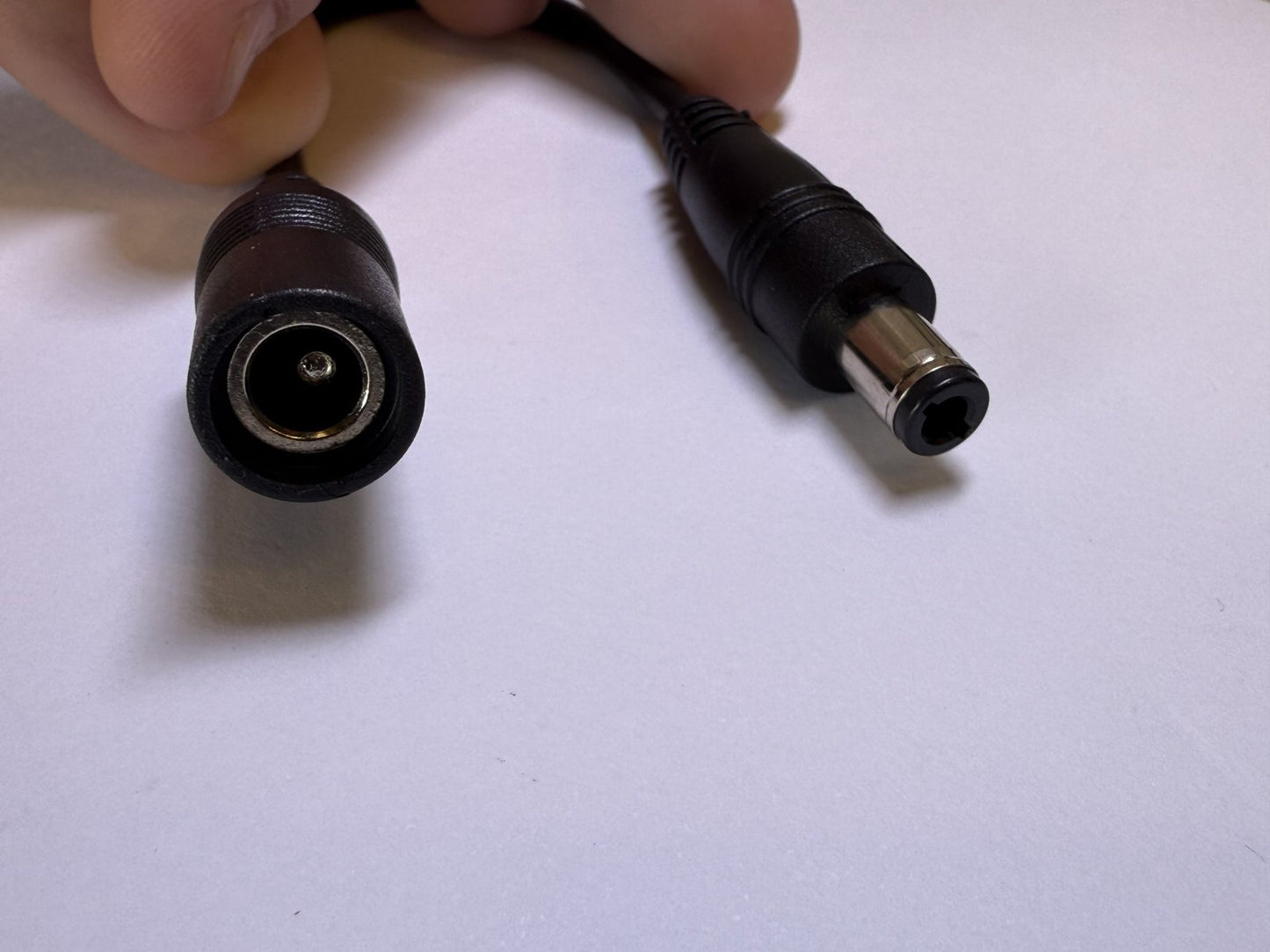 DC Push On Extension Socket 5.5mm x 2.1mm to Male 6.3mm x 3.0mm 6.3 x3 55216330