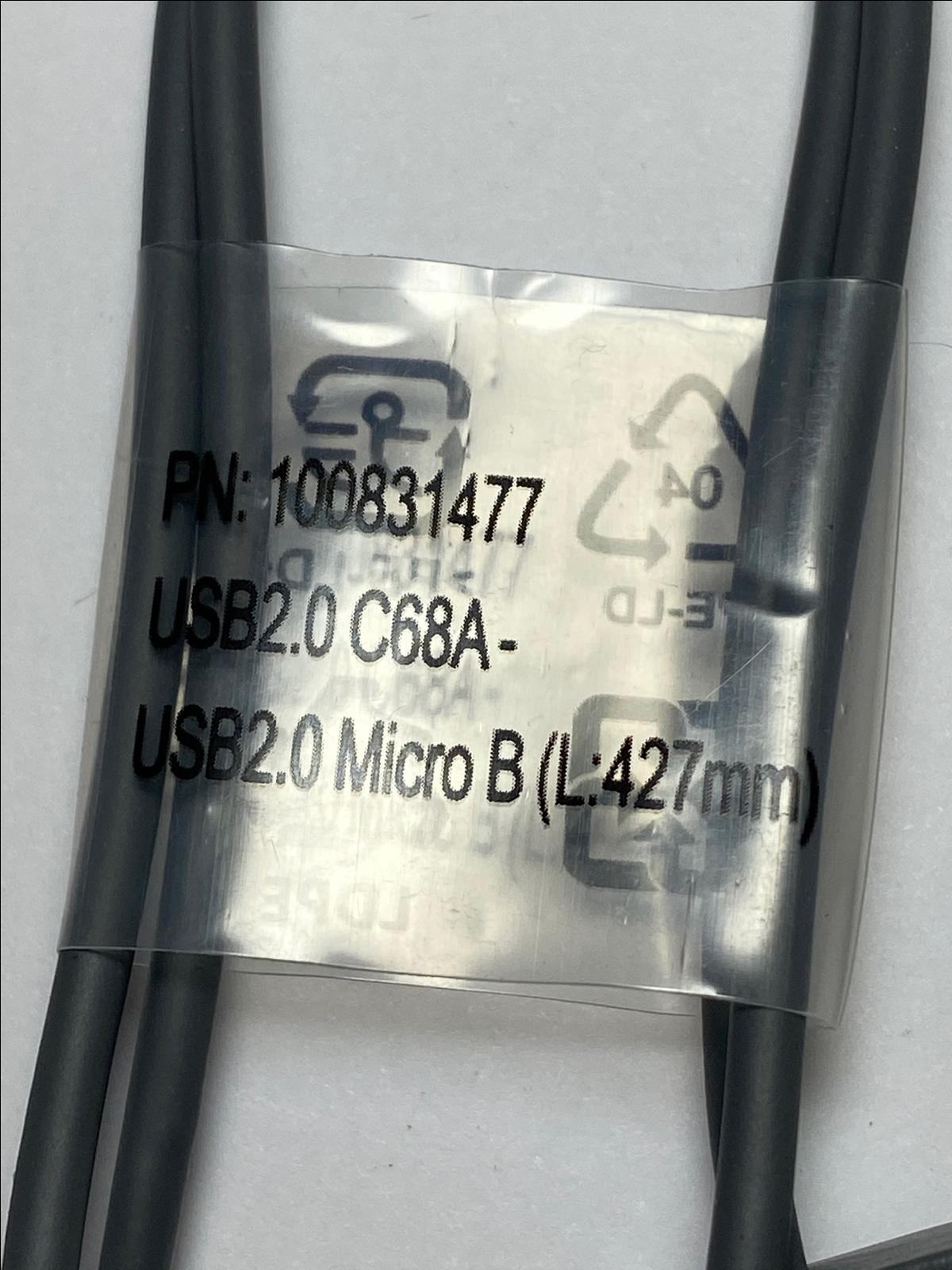 Lacie PN: 100831477 USB2.0 Micro B L:427mm Cable Lead to C68A Lightning