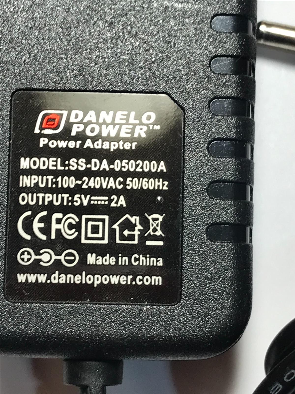 USA 5V 2A AC-DC SWITCHING ADAPTOR POWER SUPPLY 3.5mm x 1.3mm 3.5x1.3