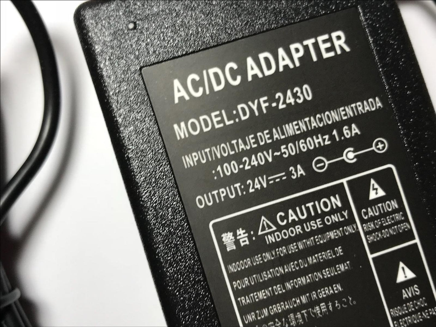 EU EUROPEAN 24V 2.5A Mains AC-DC Adaptor Power Supply DC24V for Samsung Soundbar