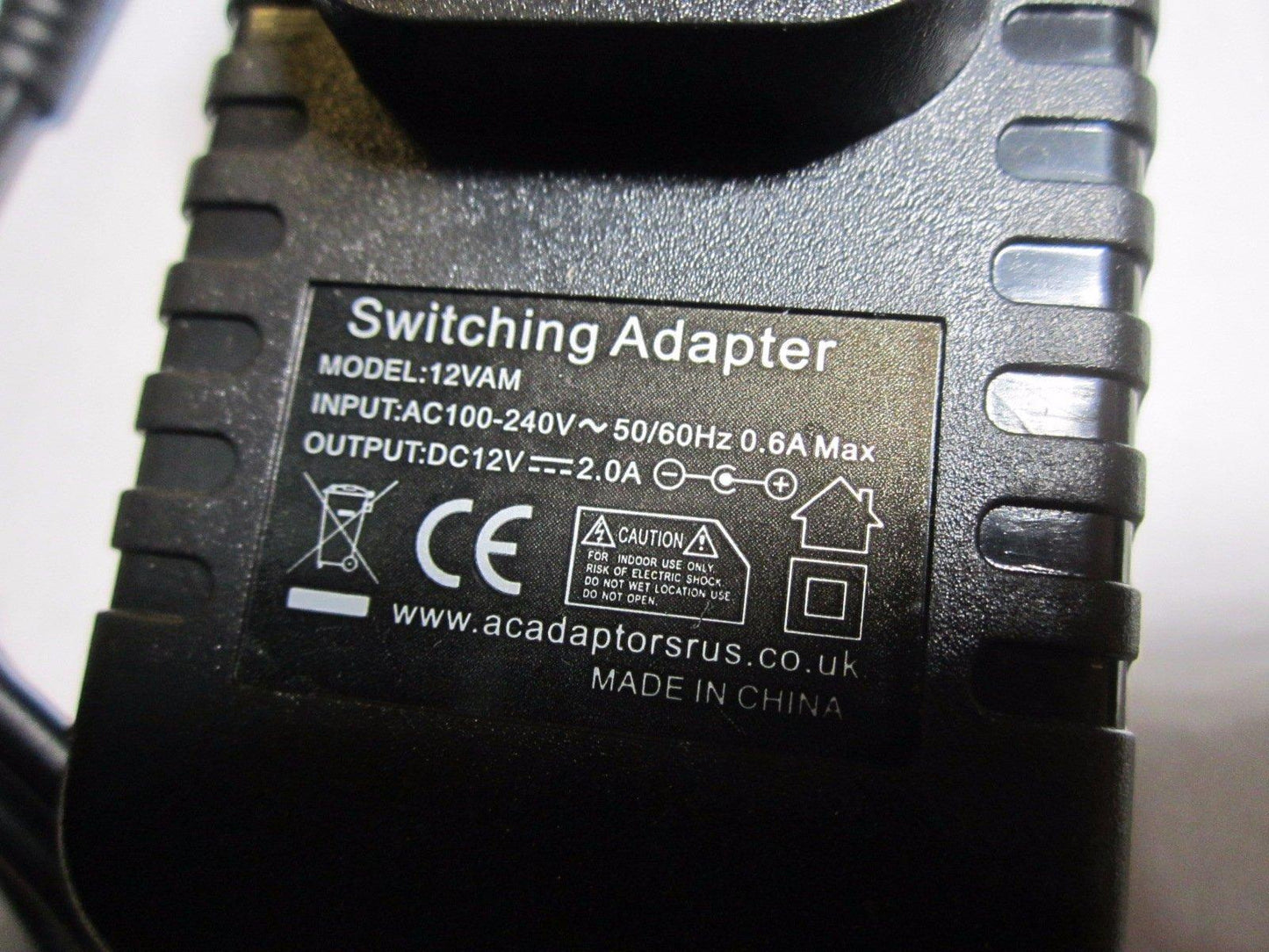 12V 800mA Mains AC-DC Adaptor Power Supply SIL20SUKF112C2804 for SHARP TILL