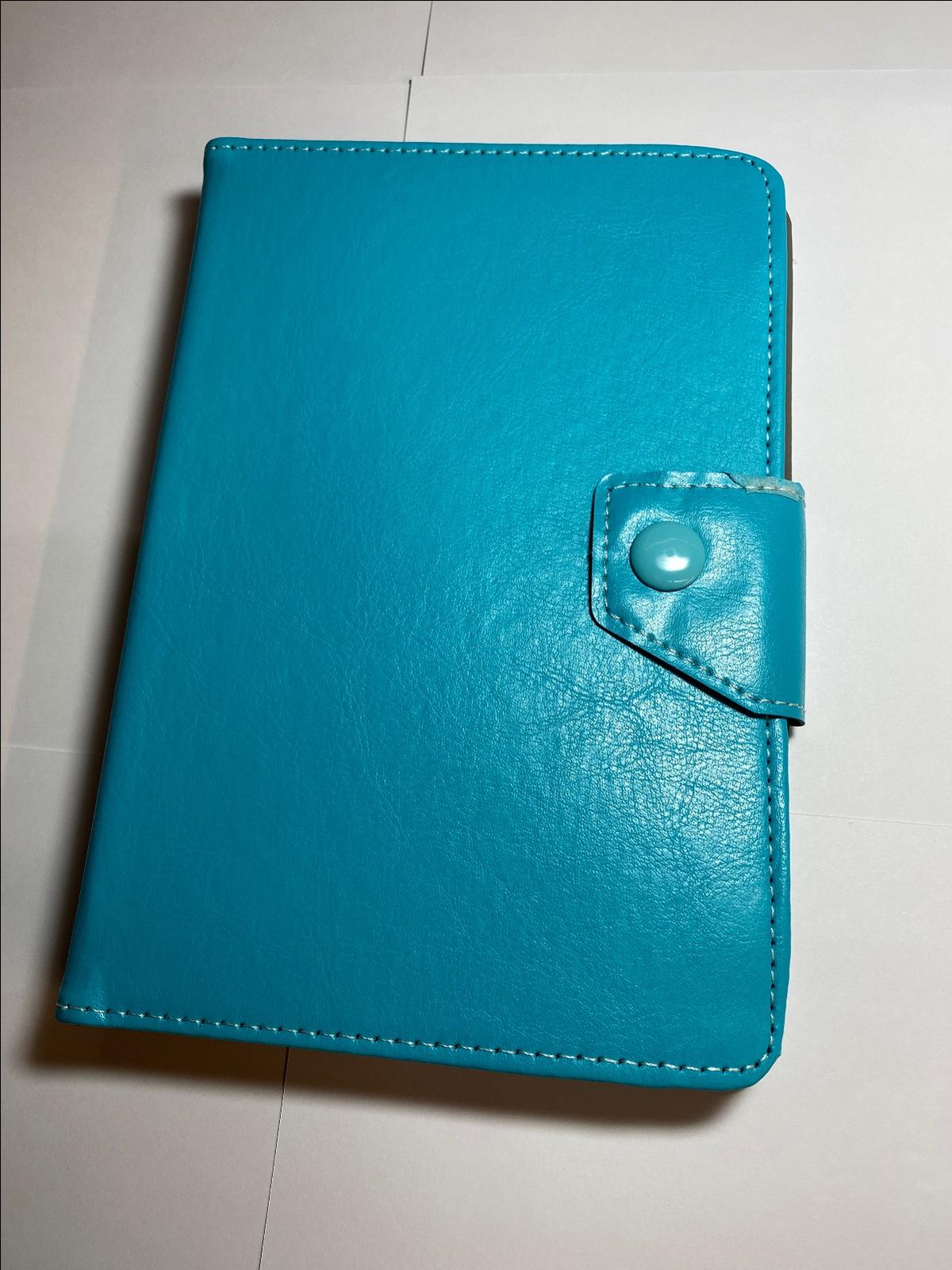 Light Blue Android Logo Folder Case for 7" Elonex Etouch 765ET Android Tablet
