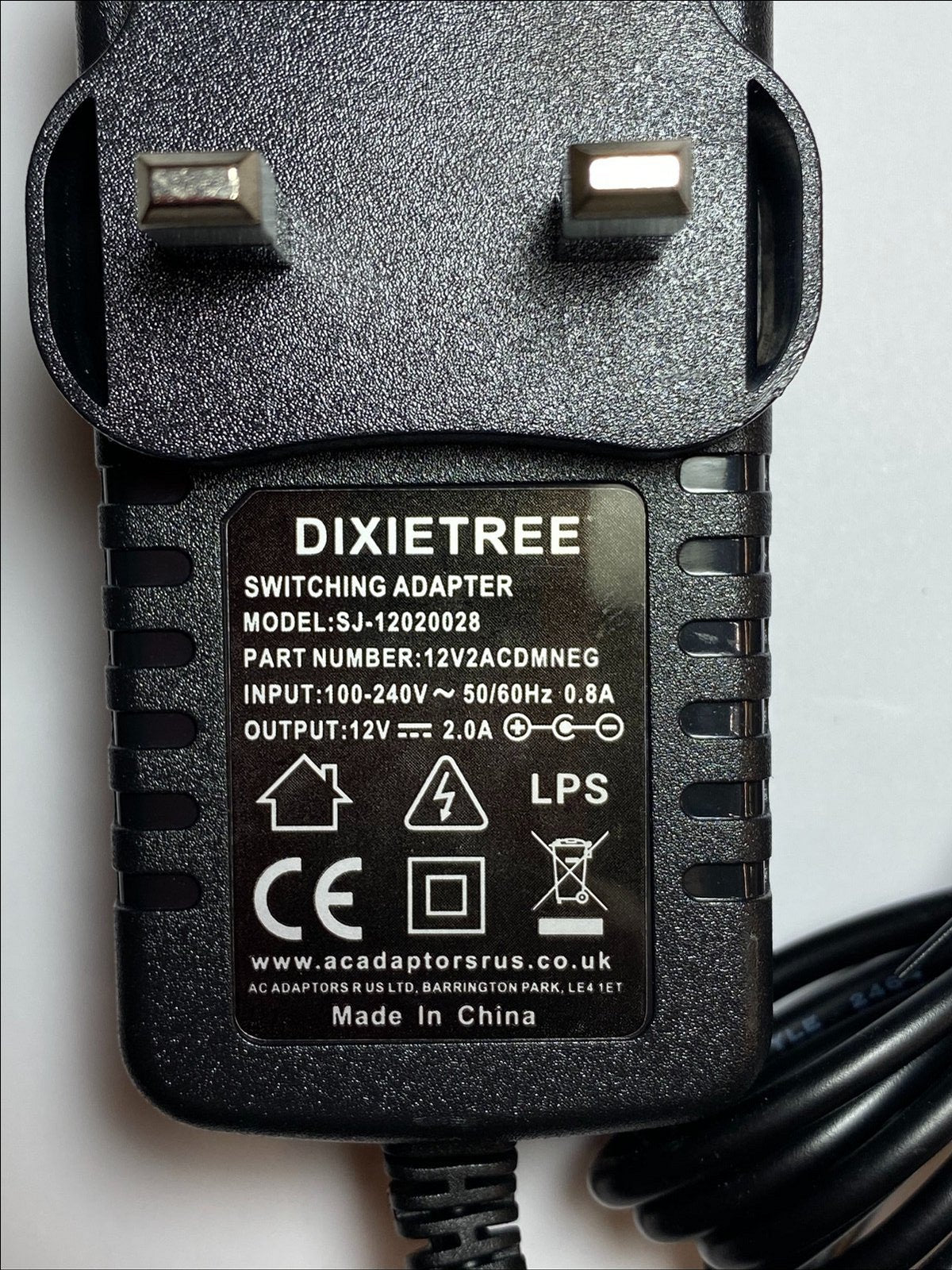 12V MAINS ROLAND C-180 C-190 CLASSIC ORGAN AC-DC Switching Adapter CHARGER PLUG
