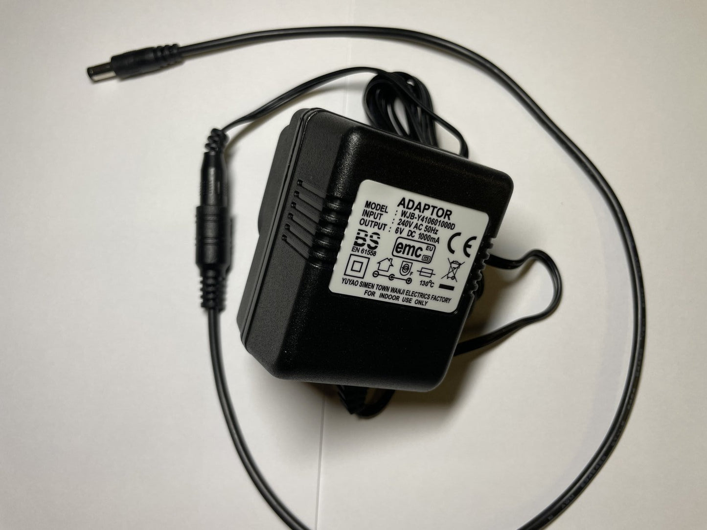 6V Negative Polarity AC Adaptor Power Supply for HK41B-6.0-400 ROBERTS REVIVAL