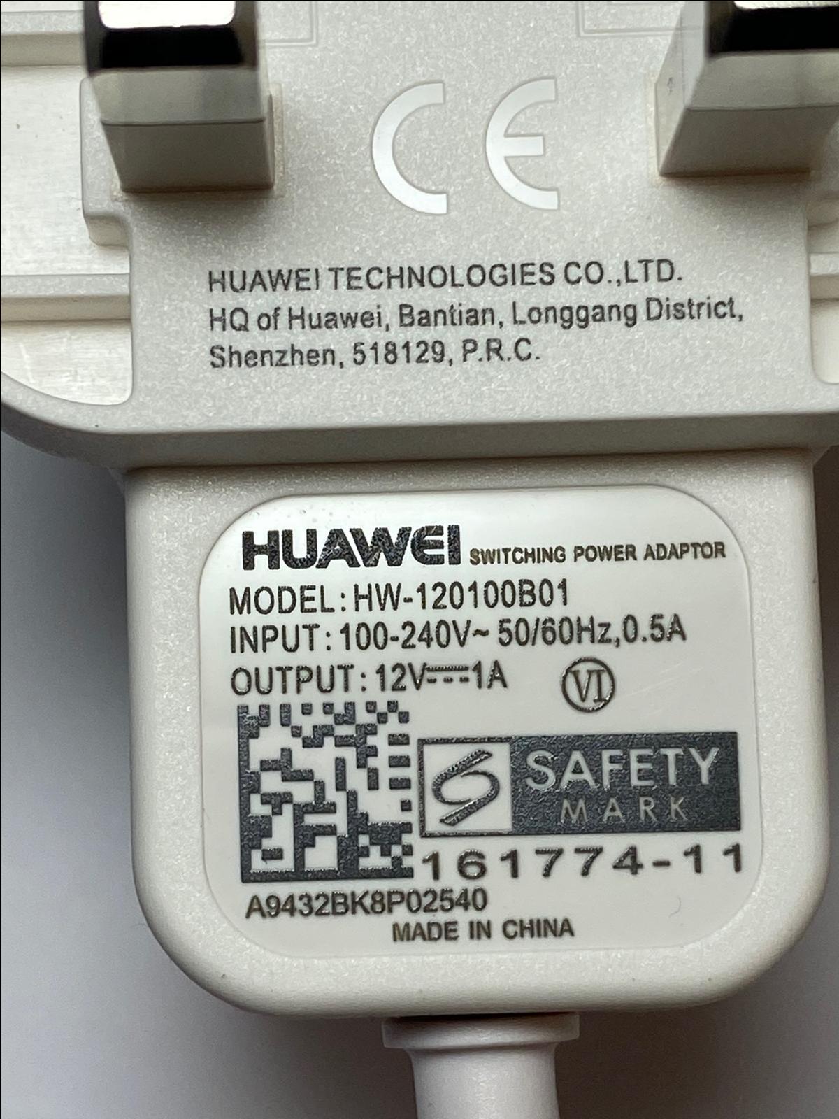 Replacement for XING YUAN 12V 1.0A AC Adapter model no XY-1201000-B WHITE UK