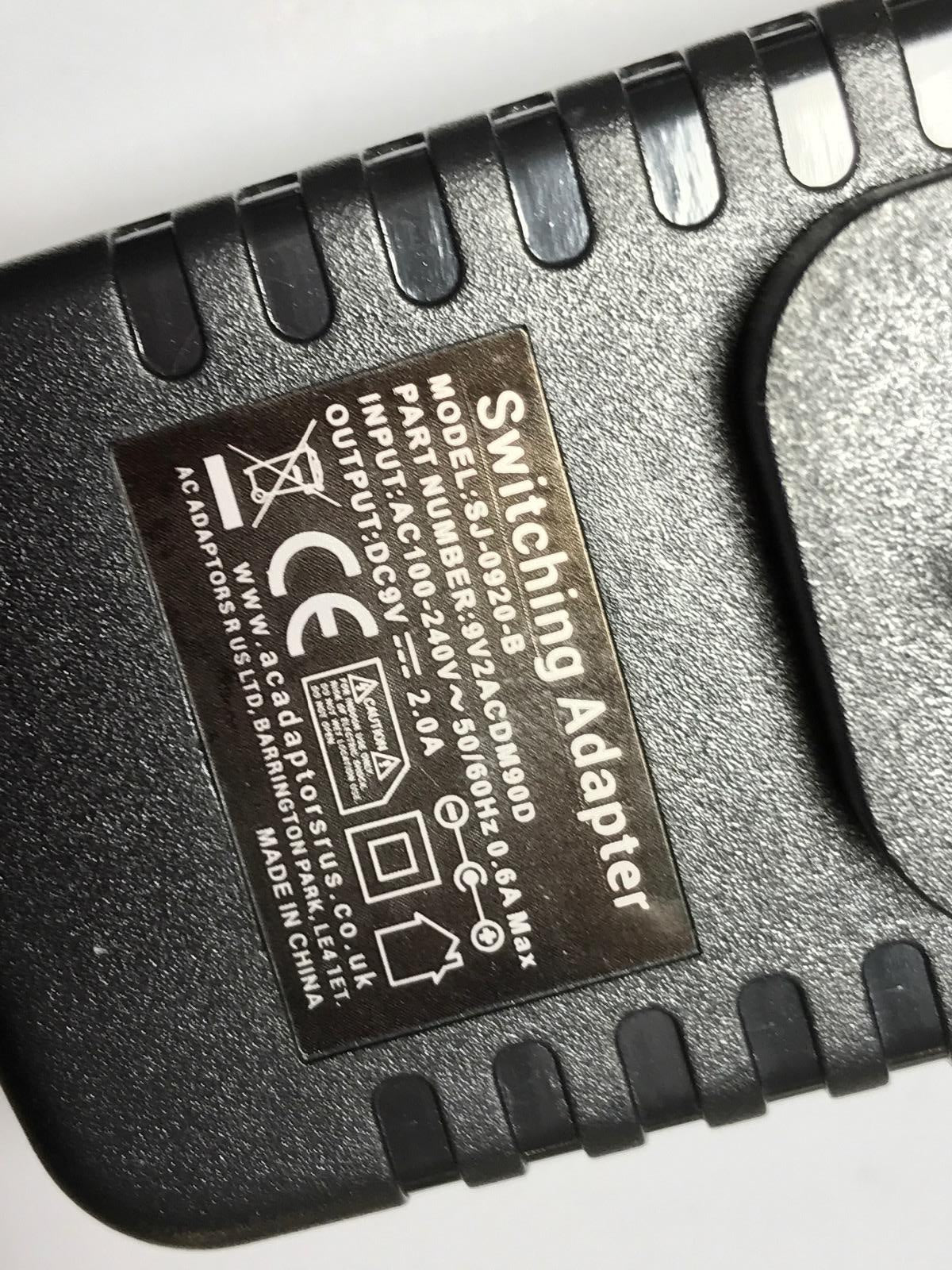 Replacement for 9V 2A TESA1G-0902000 AC-DC Adaptor Power Supply for Propulse