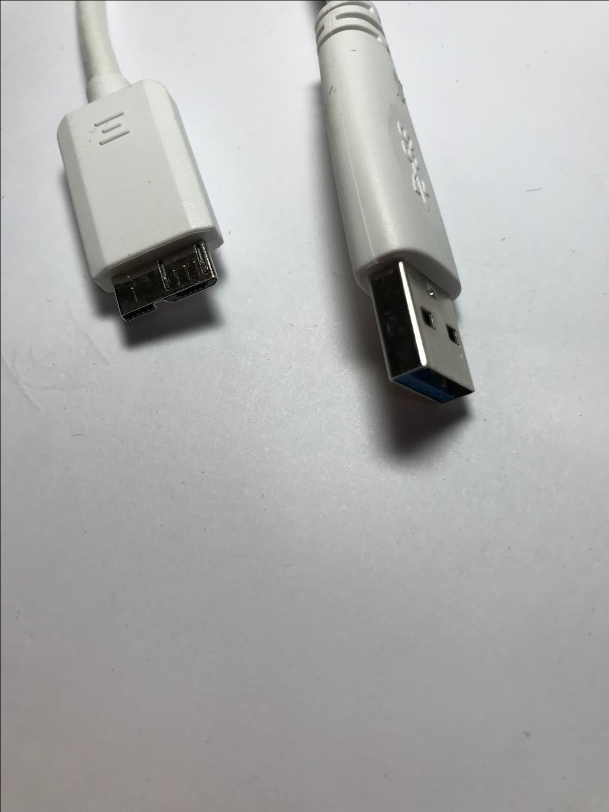 WHITE USB3 Cable Lead 0.5M PN:100729208B for External HDD USB 3.0 USB3.0 SS FAST