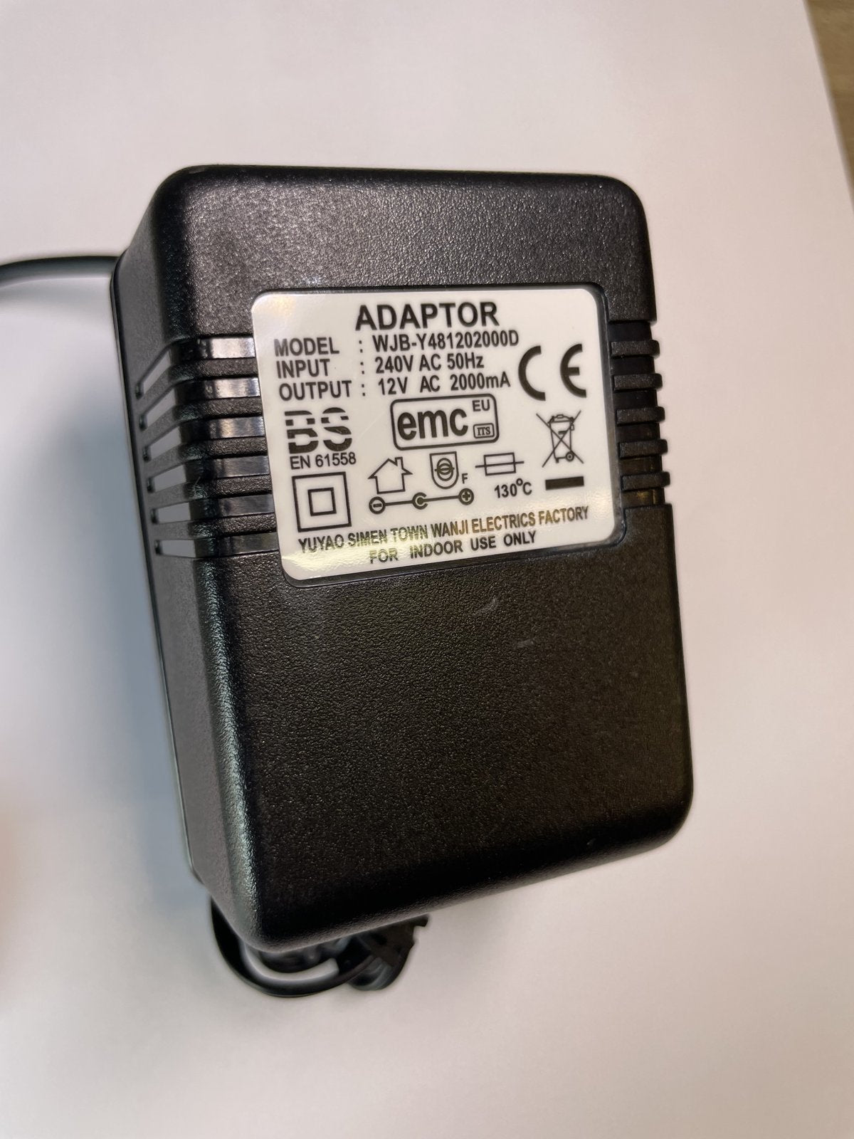 Replacement 12VAC AC Adaptor Power Supply for Behringer XENYX 1202 Audio Mixer