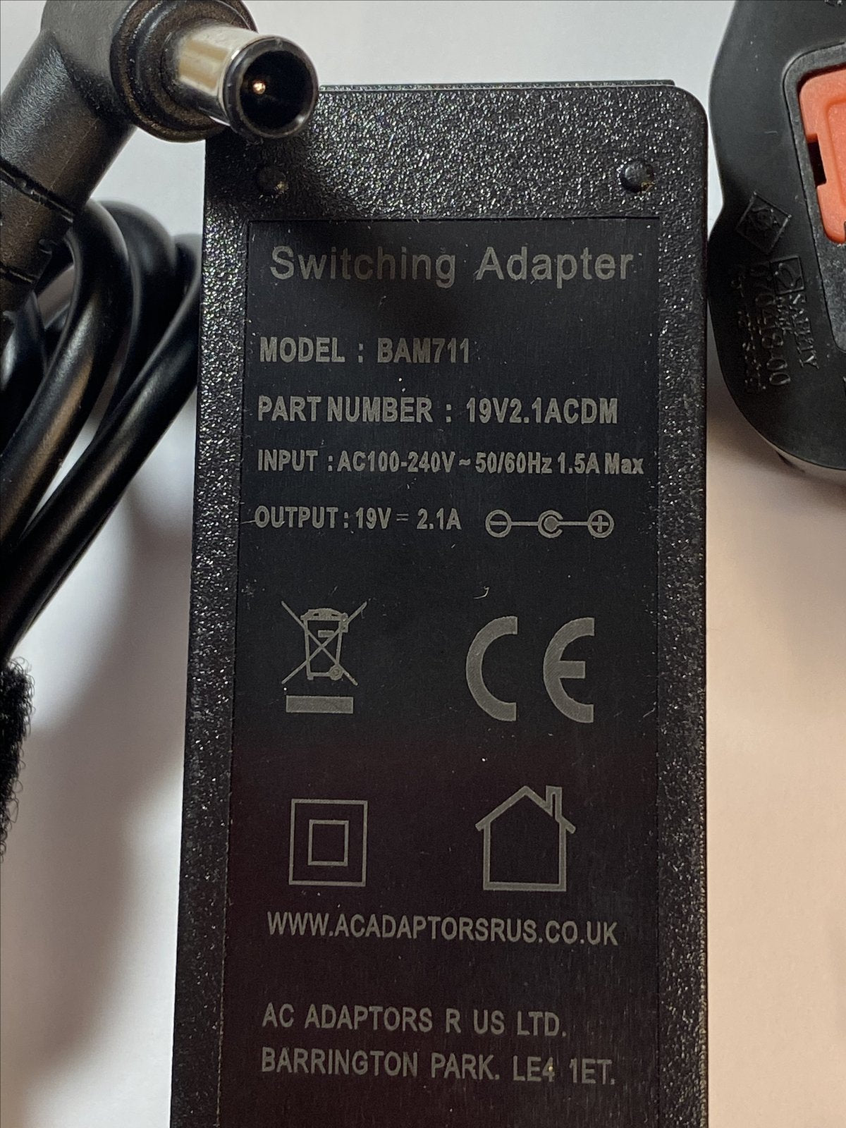 Replacement for 19V AC Adaptor for Samsung HW S60A S Series All In One Soundbar