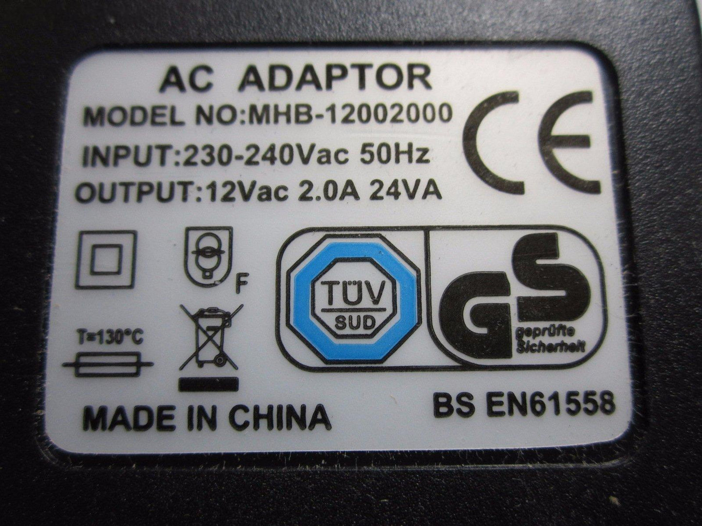 Replacement AC Adaptor for 12V 1200mA 14.4VA Vestax VMC-002XL-USB-BLK