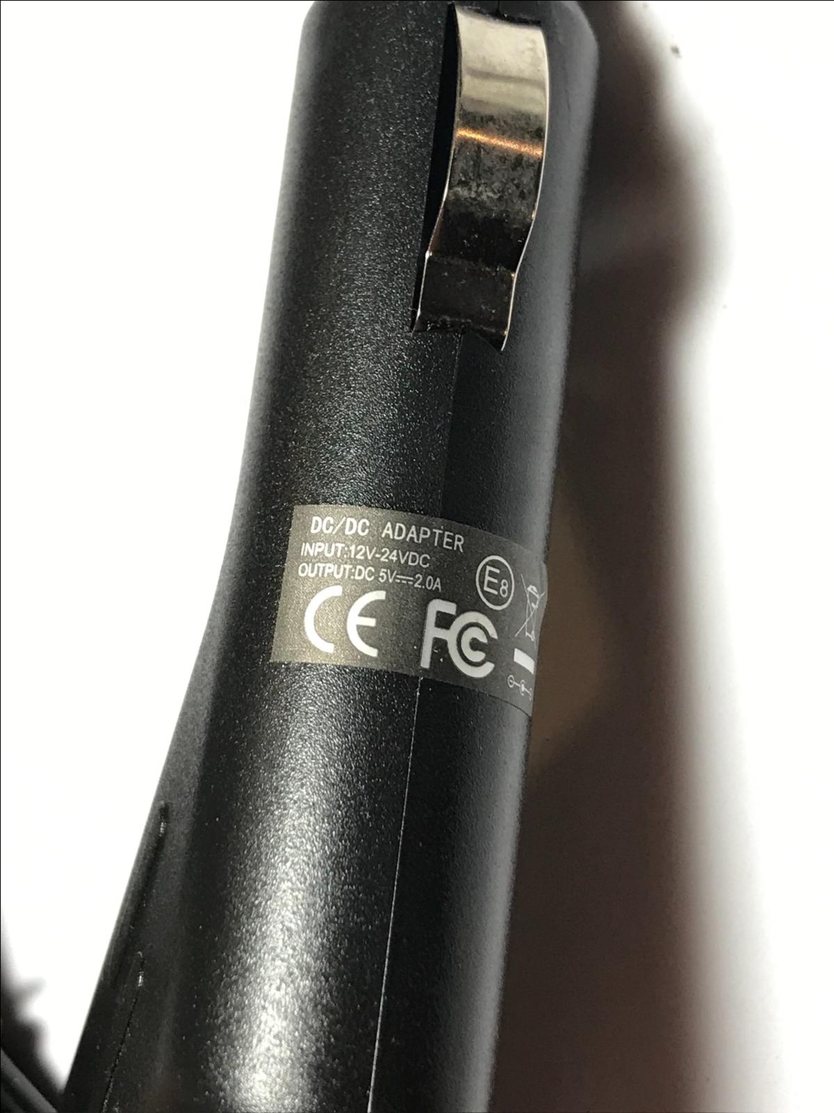 5V 5.0V 2A 2000mA DC/DC Car Charger Power Supply CLA MINIB MINI B USB