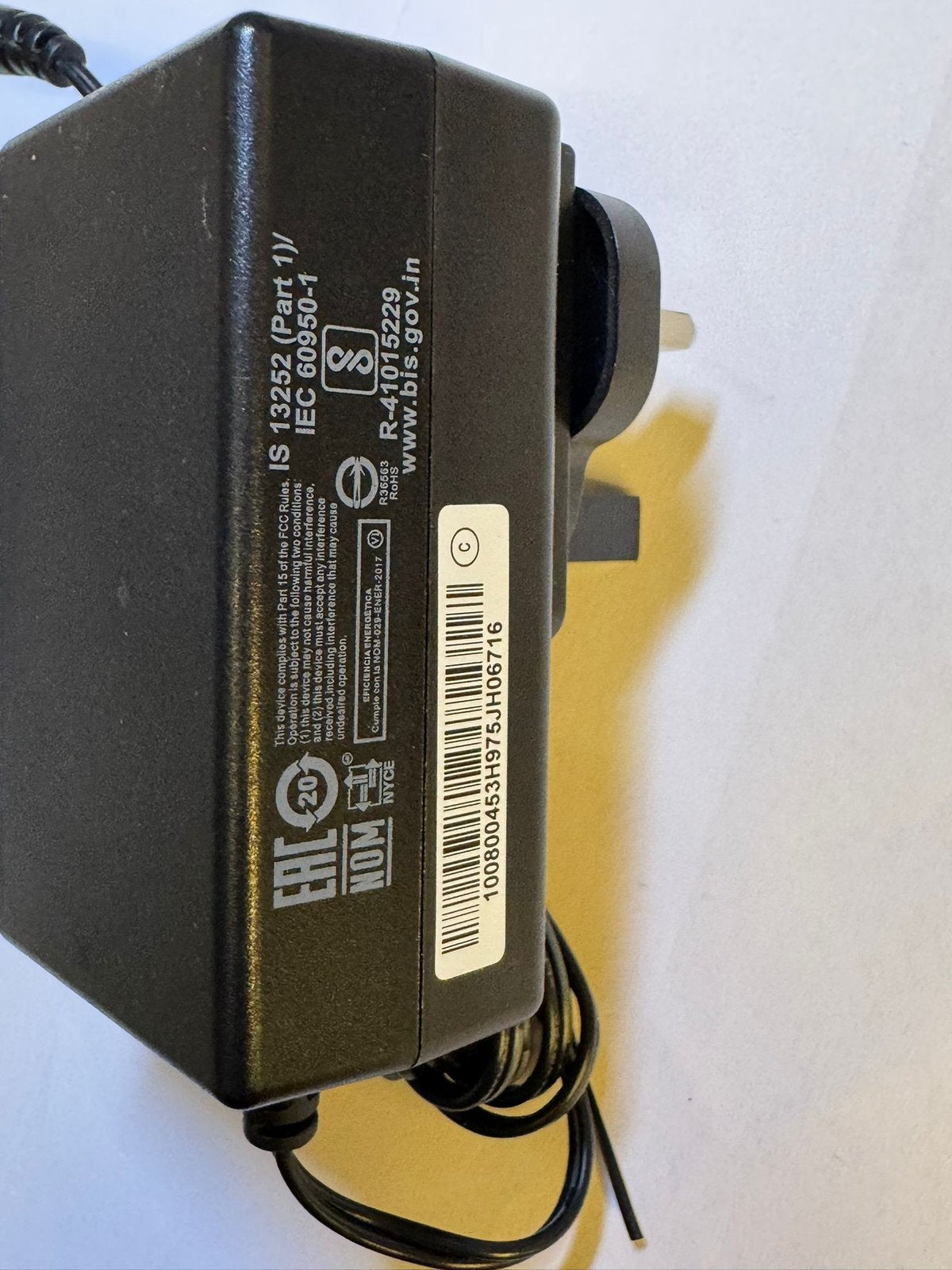 Replacement for 12V 3A  36.0W Switching Adaptor Model GQ36-120300-AX