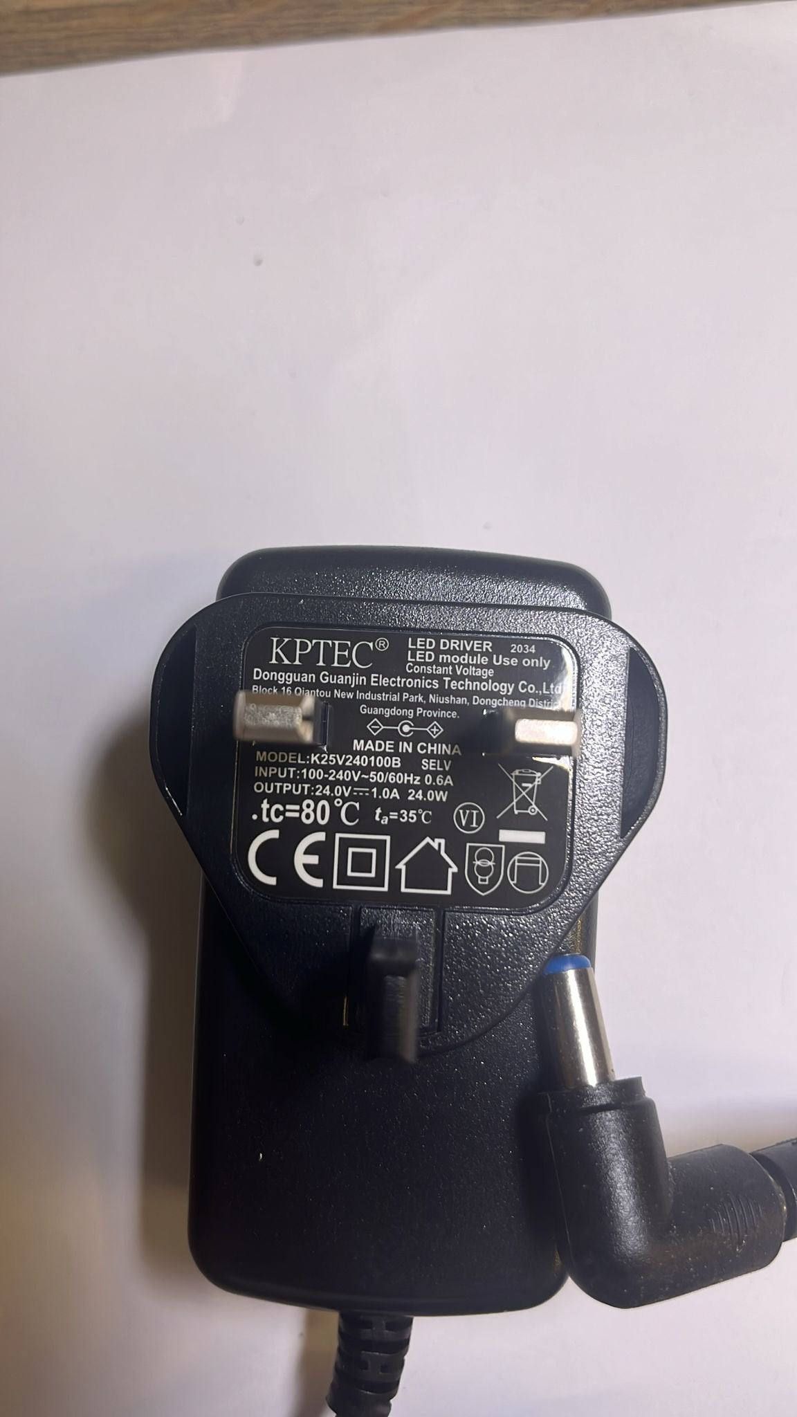 Replacement for 24V 650mA Switching Power Supply SHCY-SP2400650BS AC-DC Adaptor