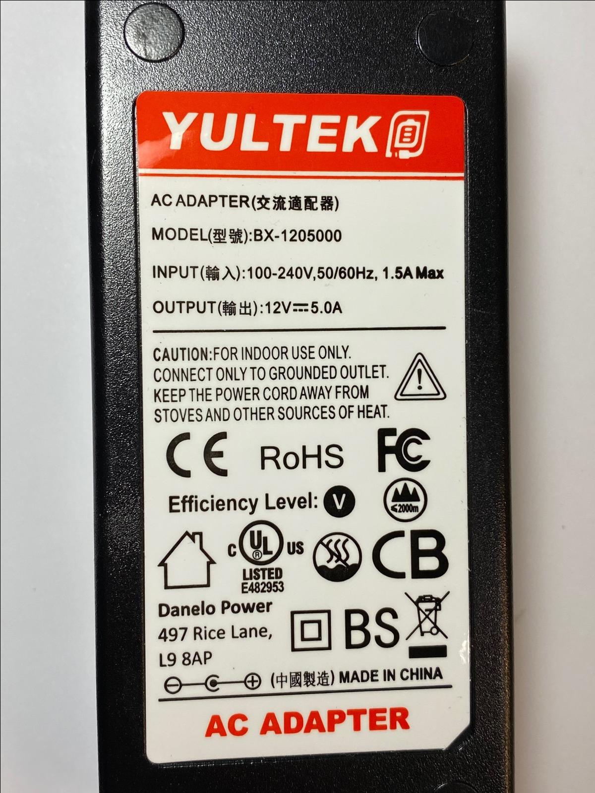 12V 5A 5000mA AC-DC Switching Adaptor Power Supply with Car Socket 12VDC CLA