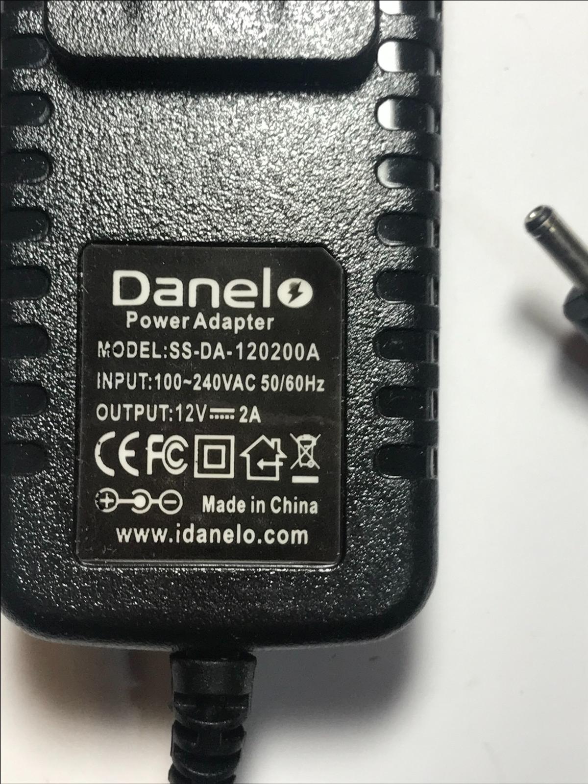 USA 12V 2A AC-DC SWITCHING ADAPTOR POWER SUPPLY 3.5mm x 1.3mm 3.5x1.3