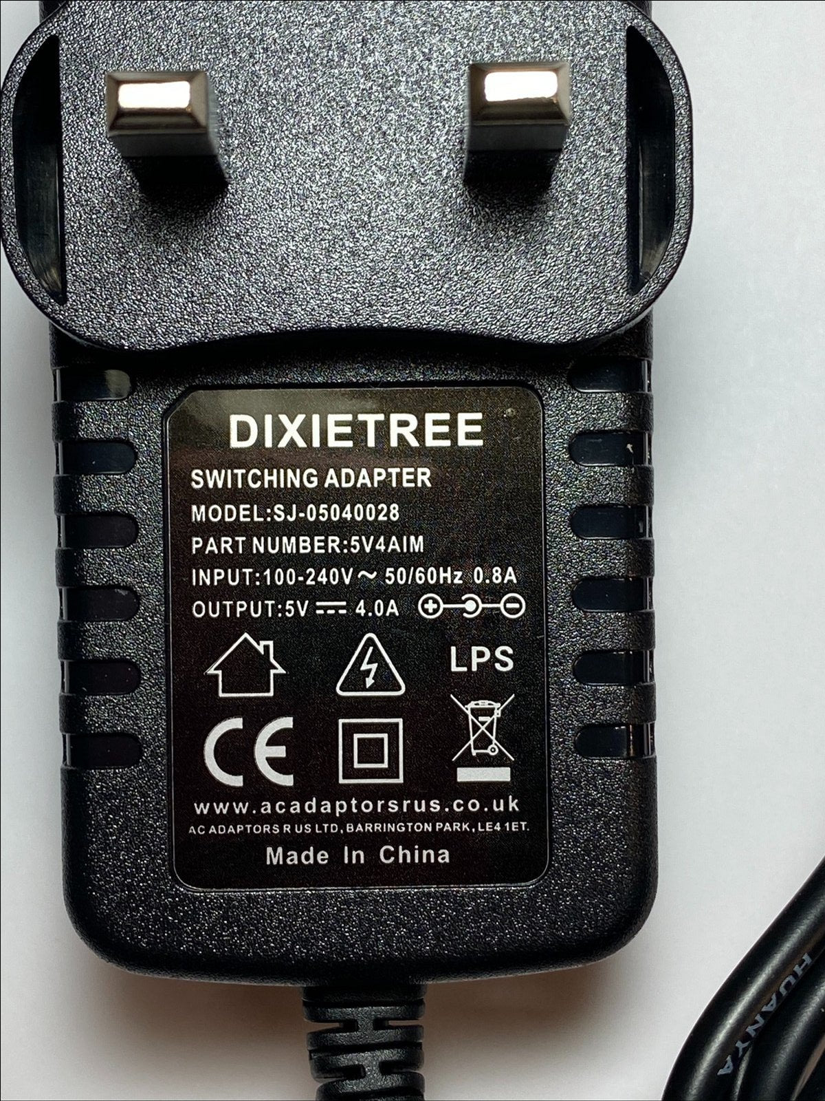 UK 5V 2.6A AC-DC Switching Adaptor 4 SYS1357-1305 Hannspree Hannspad SN1AT71WEE