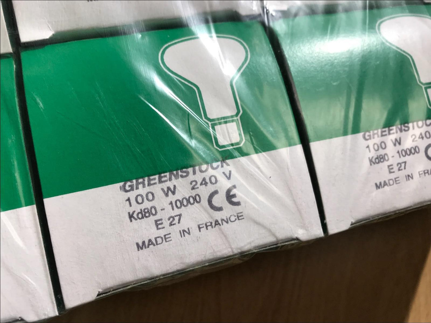 10 x GREENSTOCK E27 100W KD 80-10000 HR 240V Light Bulb Spotlight R80 KD80
