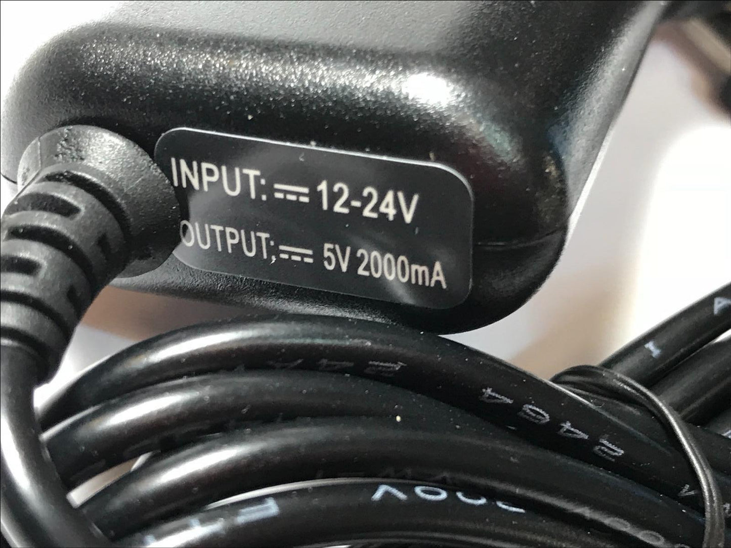 5V 2A In-Car Charger Power Supply CLA DC Plug 5.5mm x 2.1mm/2.5mm 5.5x2.1/2.5