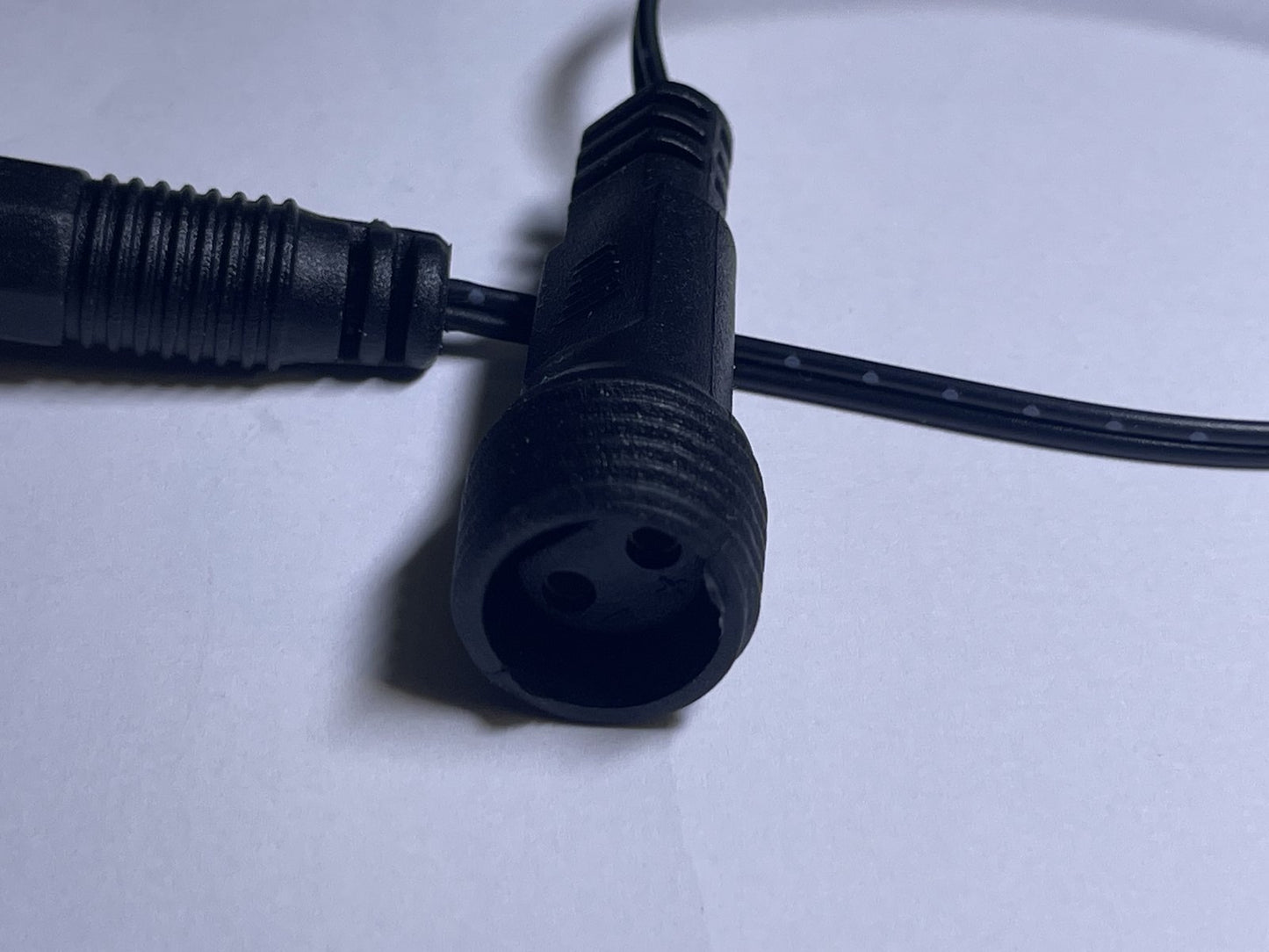 5.5mm x 2.1mm to OO 2 Hole 2 Pin Xmas Light DC Wire Lead Convertor Cable