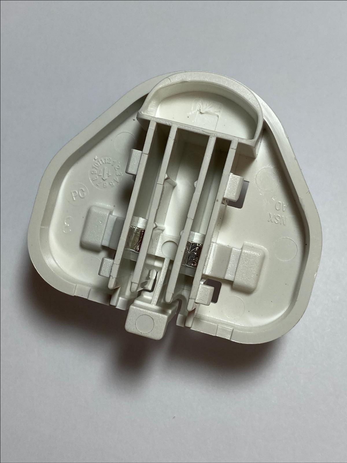 White UK Slide Attachment Plug for APD 5V 3A WA-15I05R APD2-UK APD2UK