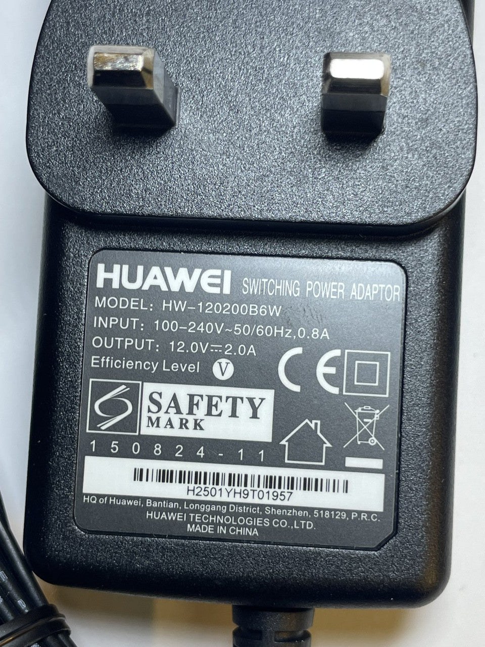 Replacement for XING YUAN LED DRIVER 12V 2.0A 24W XY24Z-1202000H-BO UK Plug