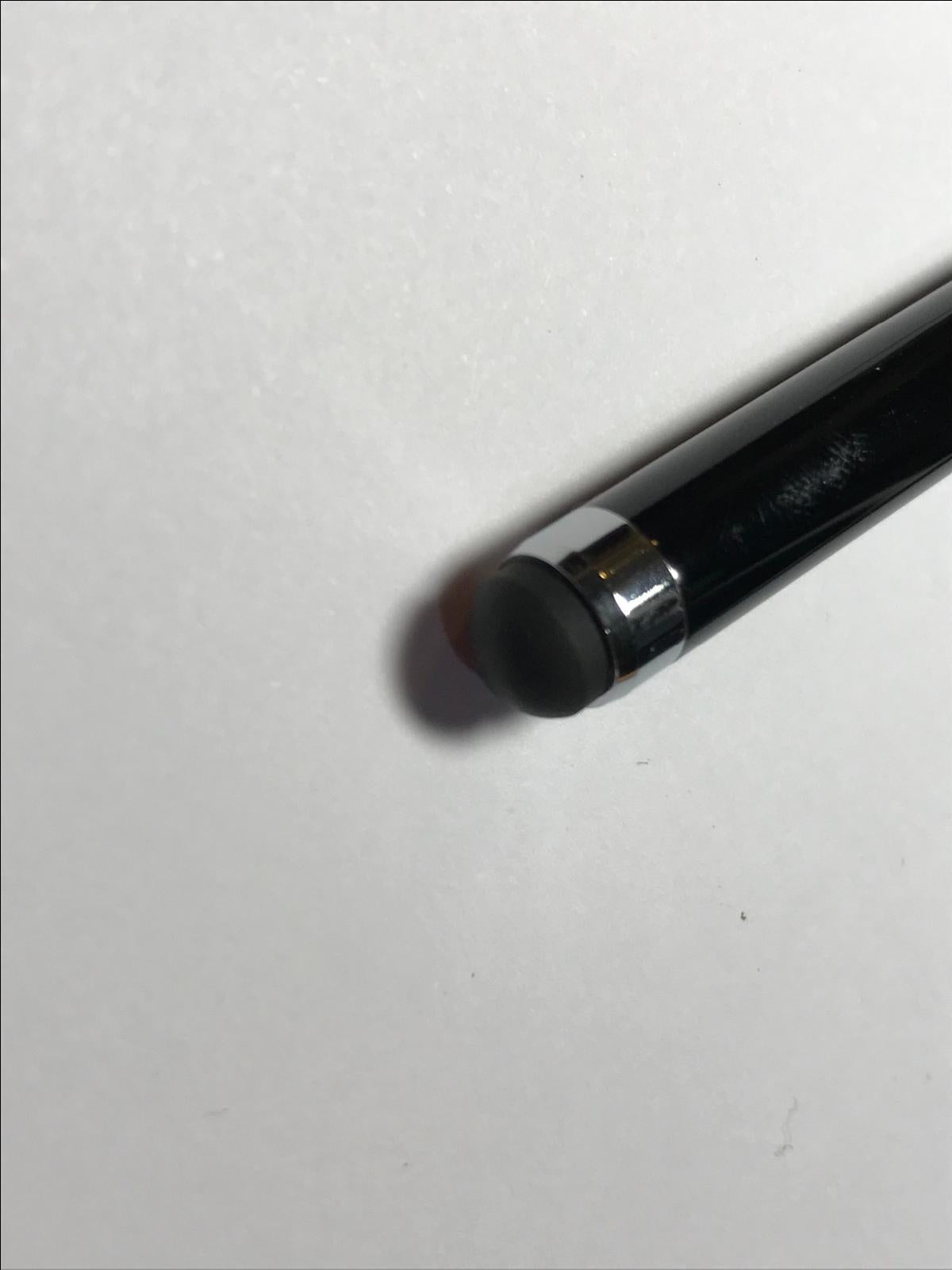 Black Stylus Touch Screen Pen for Tablet PC / Ipad with Headphone Jack Storage