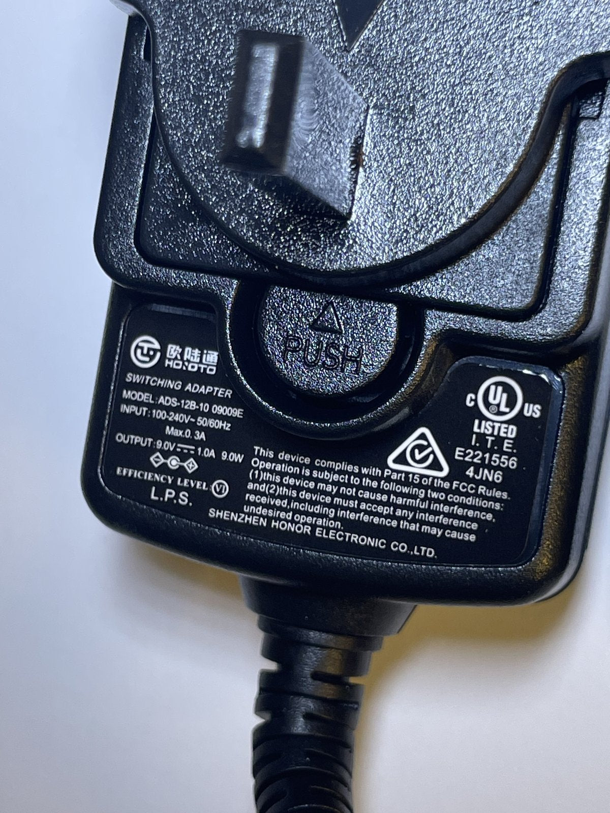 9V 1A 1.0A 1000mA Mains AC-DC Switching Adaptor Power Supply Charger 5.5mmx2.5mm