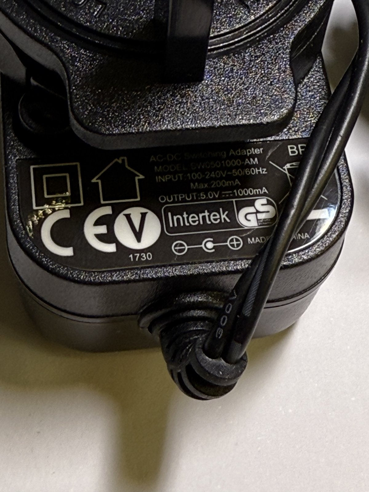 Replacement 5V Charger for SilverCrest HG04476-BS CORDLESS WINDOW VACUUM CLEANER