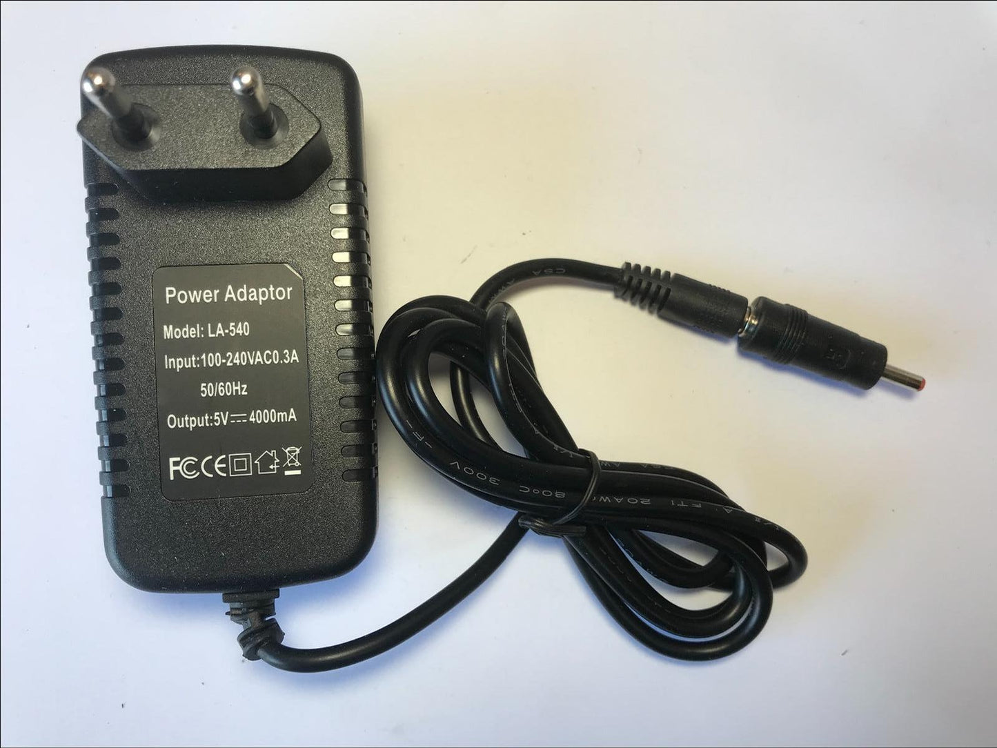 EU 2 PIN 5V AC Adaptor Charger for iOTA 360 11.6'' Convertible Touch HD Laptop