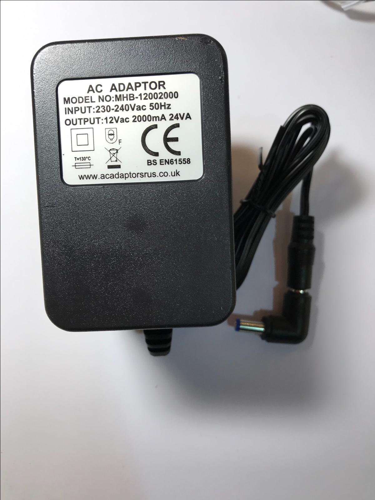Replacement for 12V ~ Max 6.6VA AC Adaptor YL41-12000550A Power Supply
